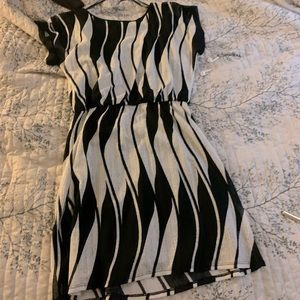 Black and White Formal / Simple Dress